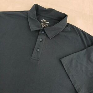 Built Different 2XL Mens Polo Shirt 25x30 Jersey Knit Navy Blue